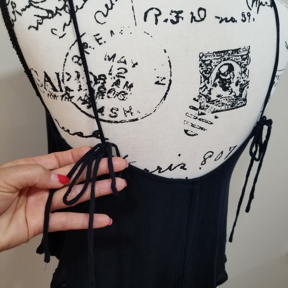FREE PEOPLE Sleeveless Boho Tank Top Black Color Size XS ,TP.... - Picture 11 of 14